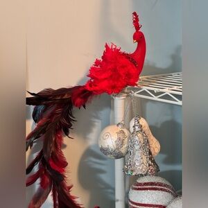 Pier 1 Peacock Ornament Clip 1 Available